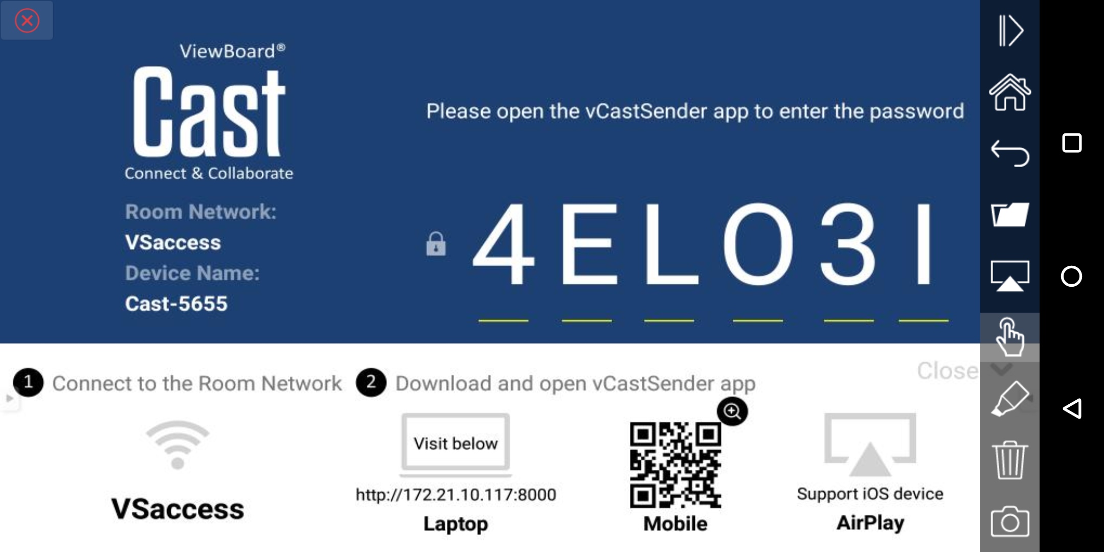 اسکرین شات 2 برنامه vCastSender