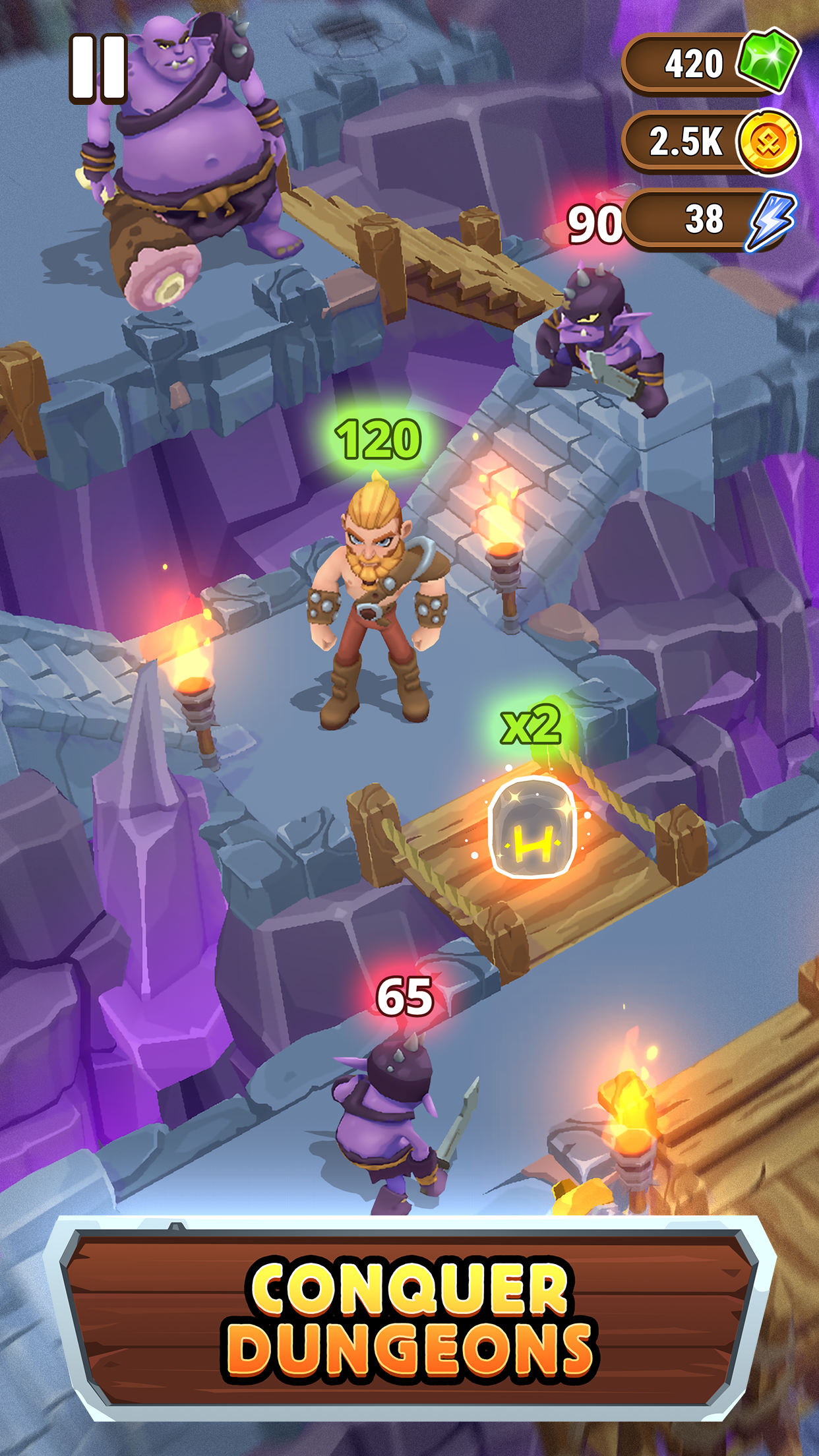 اسکرین شات 1 بازی Vikings Revenge