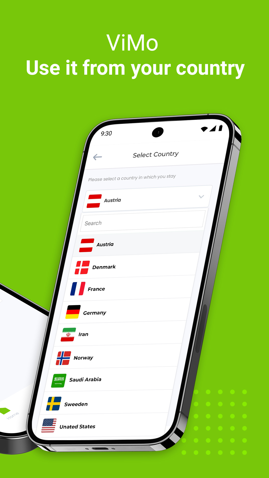 اسکرین شات 2 برنامه ViMo – Send Airtime Worldwide