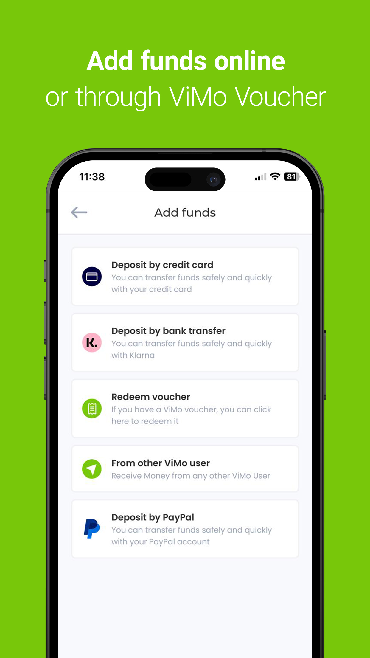 اسکرین شات 6 برنامه ViMo – Send Airtime Worldwide