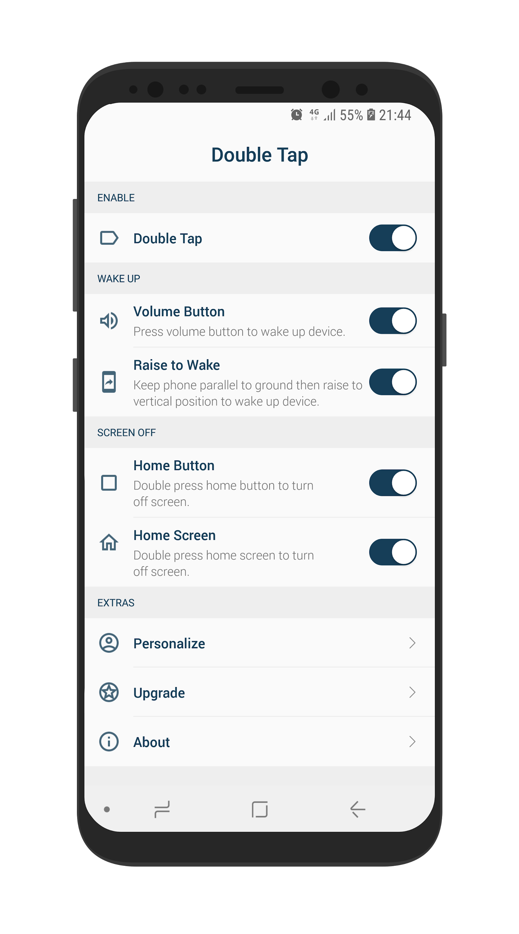 اسکرین شات 1 برنامه Double Tap