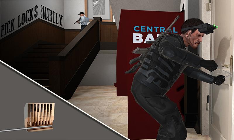 اسکرین شات 5 بازی Spy Heist Gun Shooting Games