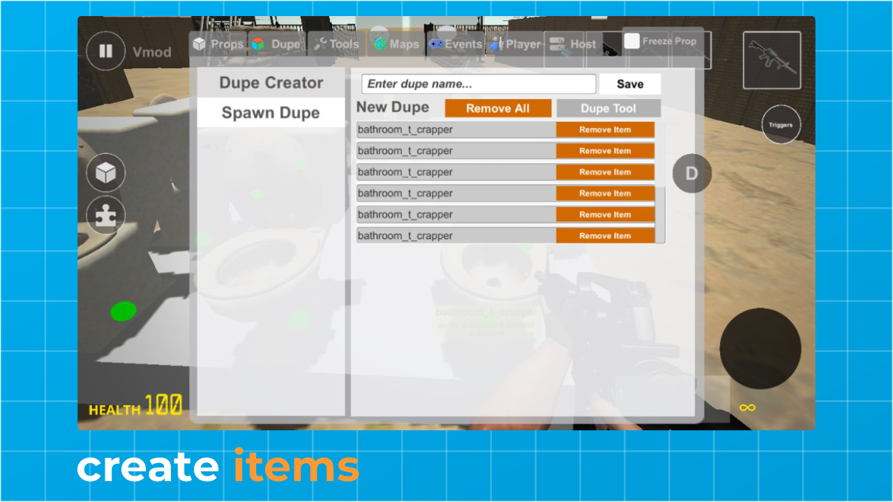 اسکرین شات 7 بازی Vmod - Multiplayer Sandbox Fun