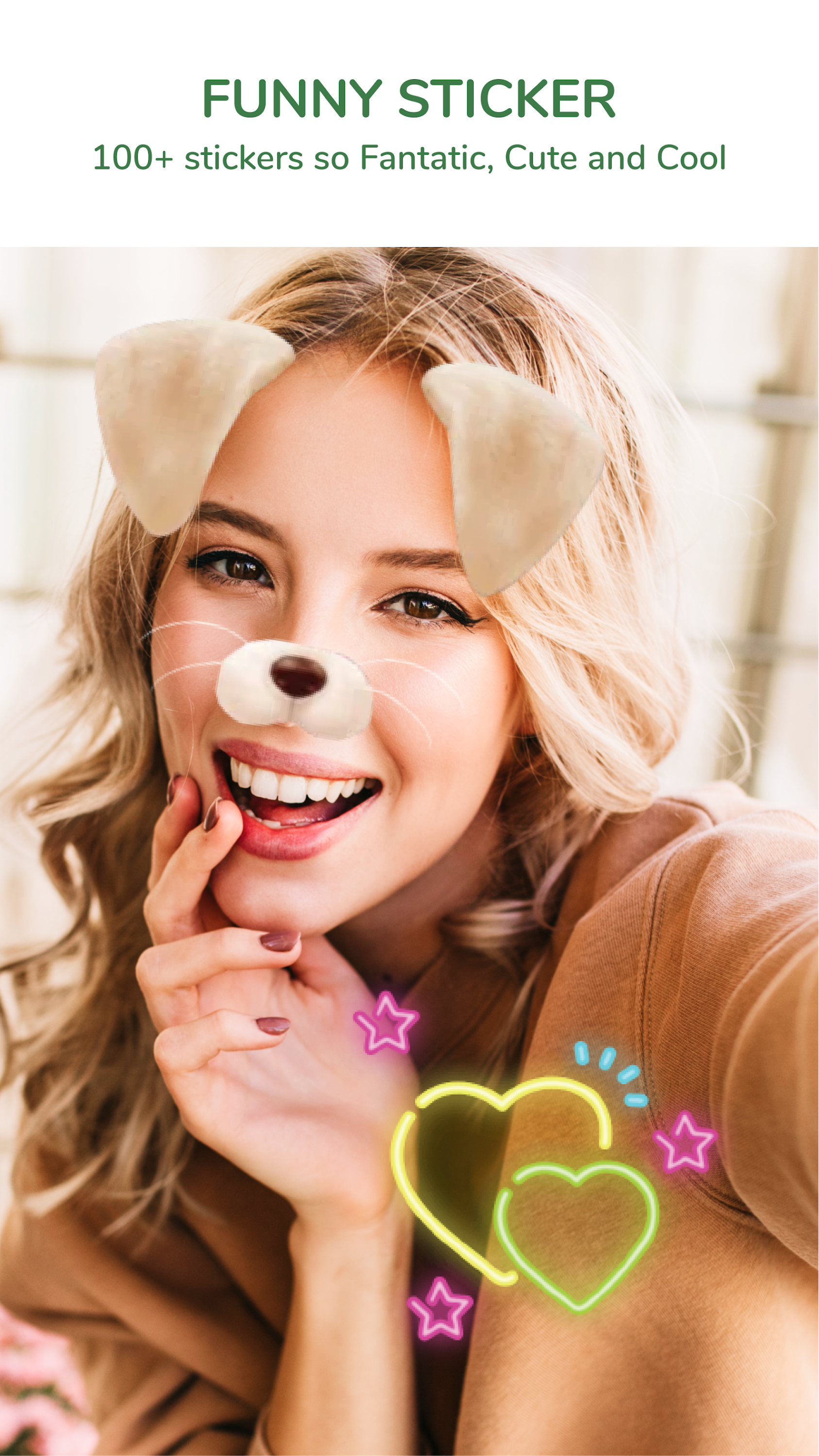 اسکرین شات 3 برنامه Photo stickers & Photo editor