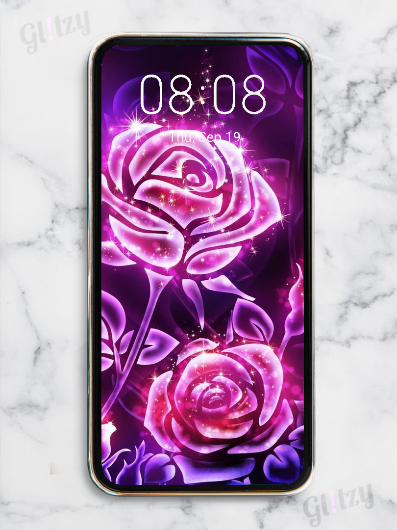 اسکرین شات 6 برنامه Glitter Live Wallpaper Glitzy