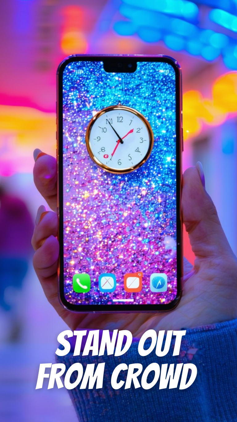 اسکرین شات 4 برنامه Glitter Live Wallpaper Glitzy