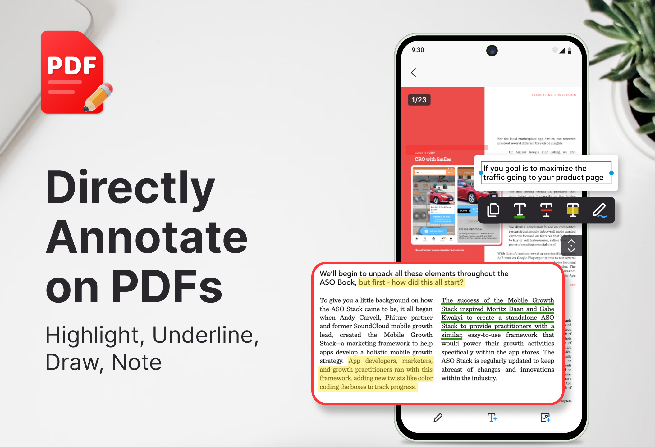 اسکرین شات 2 برنامه PDF Reader & PDF Viewer
