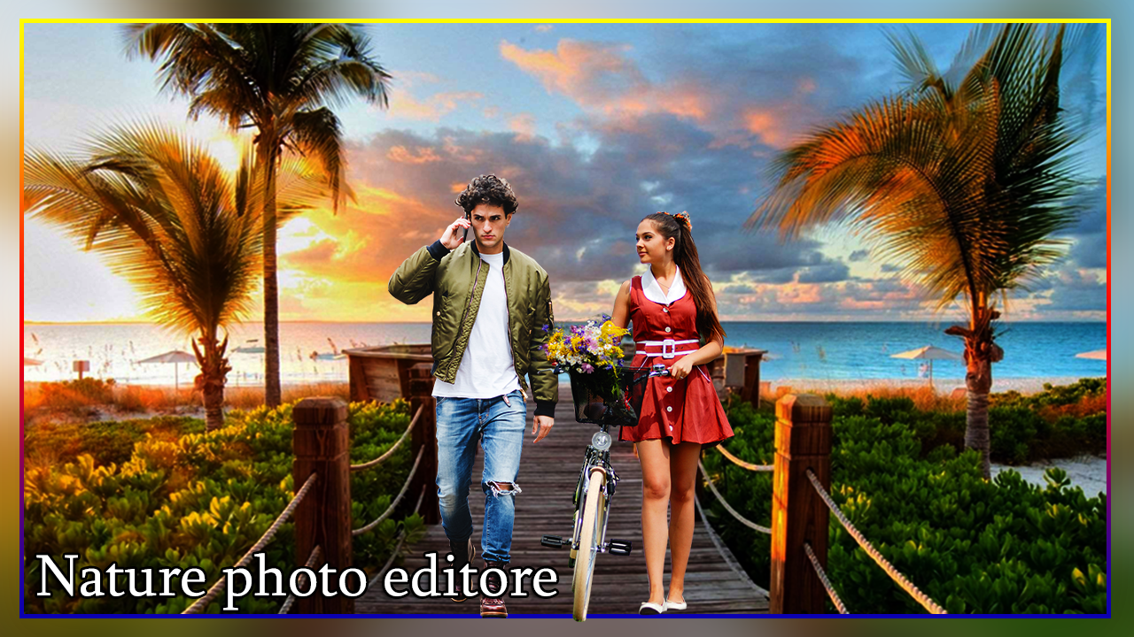 اسکرین شات 1 برنامه Nature Photo Editor - Nature P