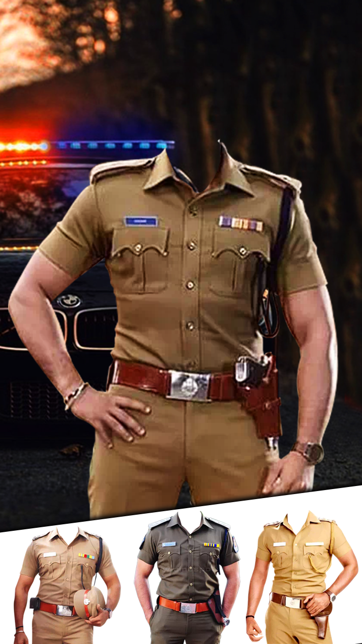 اسکرین شات 5 برنامه Police Photo Editor : Men & Wo