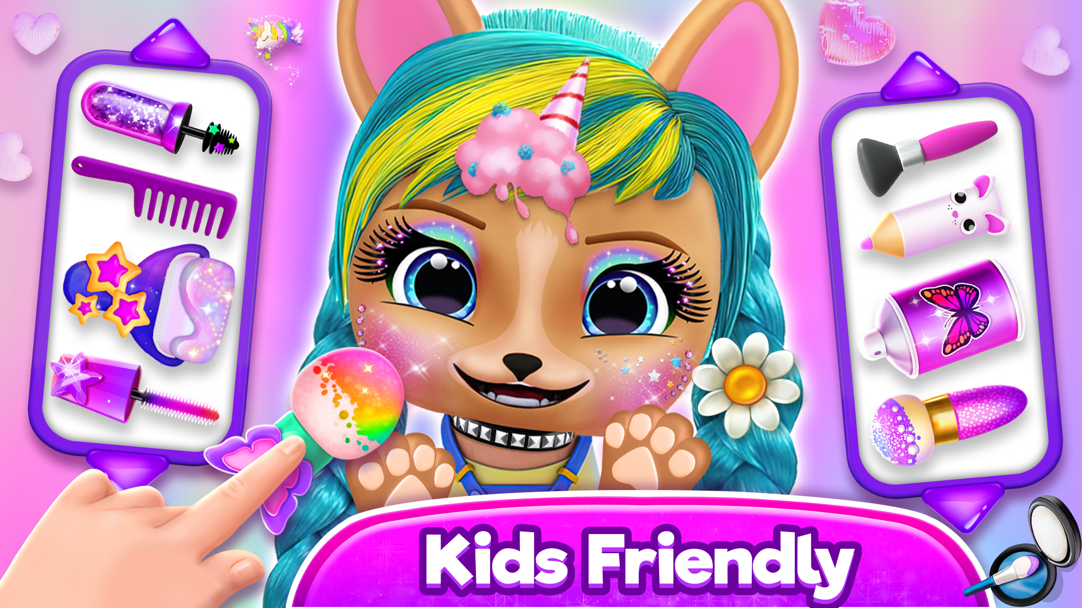 اسکرین شات 1 بازی Hairstyle: pet care salon game