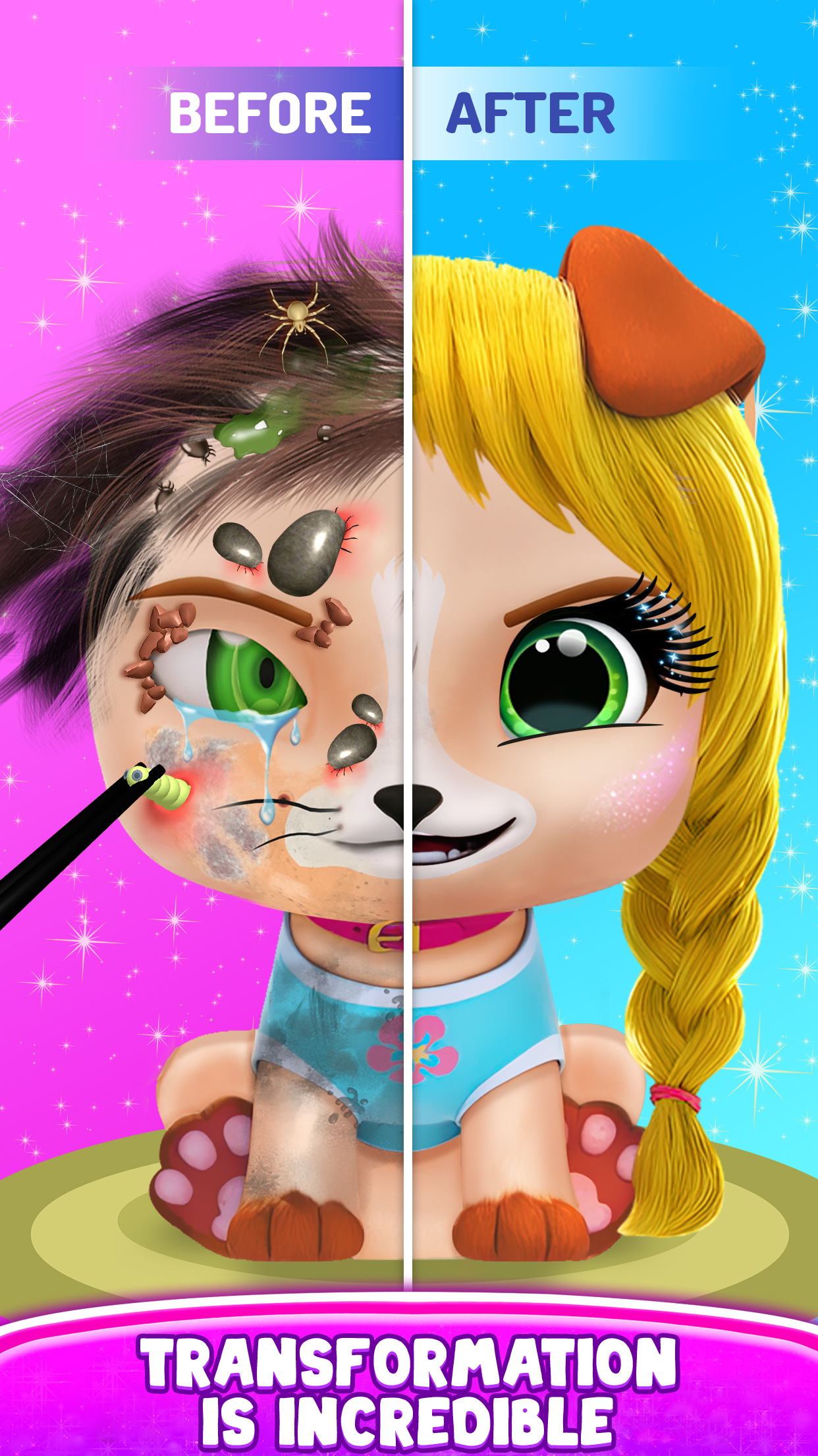 اسکرین شات 6 بازی Hairstyle: pet care salon game