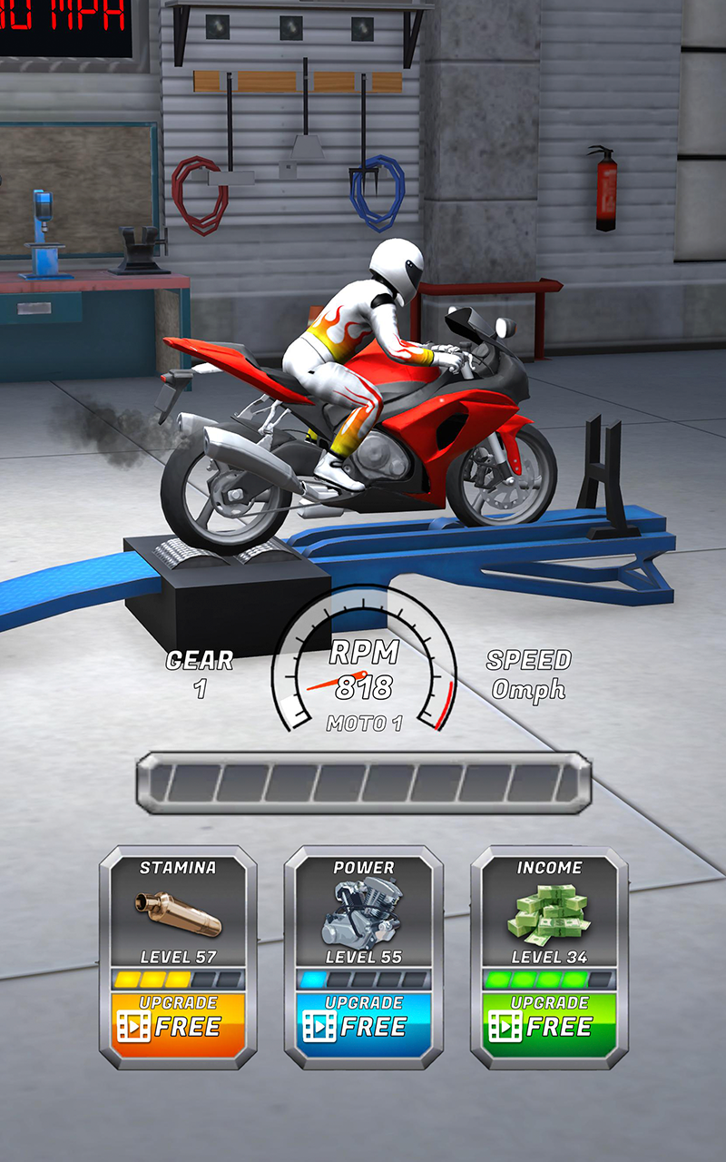 اسکرین شات 4 بازی Drag Race: Motorcycles Tuning