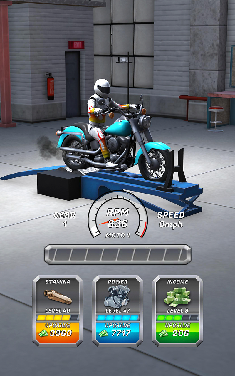 اسکرین شات 5 بازی Drag Race: Motorcycles Tuning