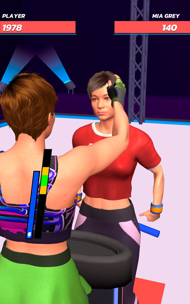 اسکرین شات 3 بازی Power Slap: Women Fight 3D