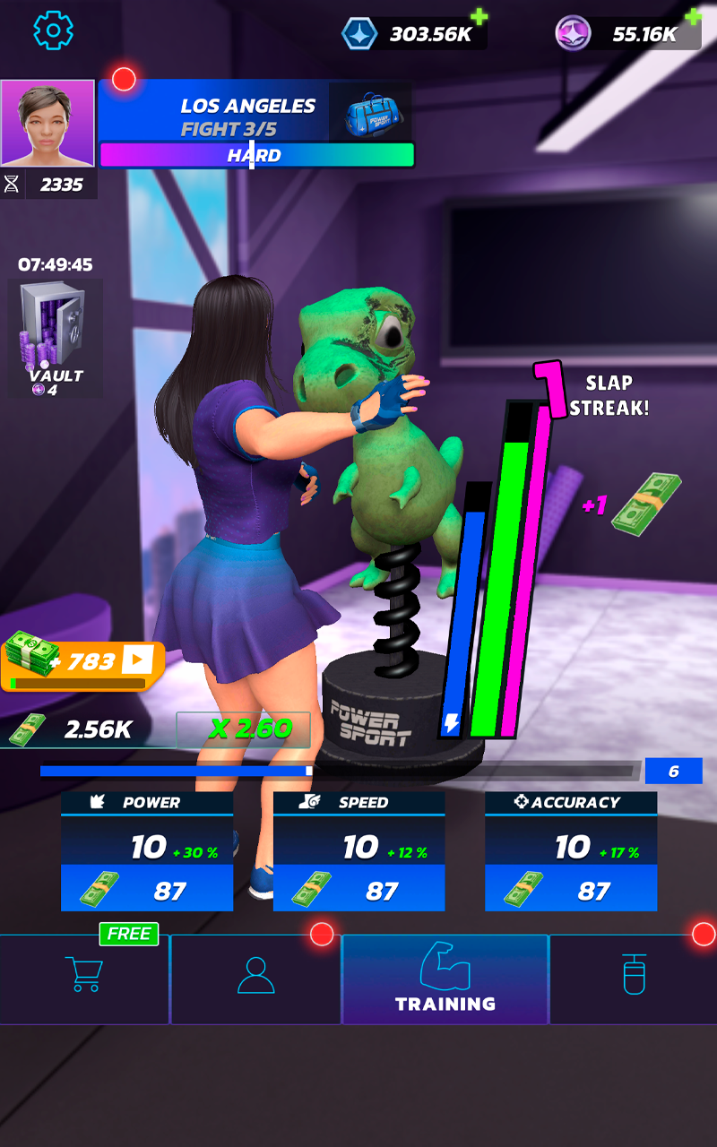 اسکرین شات 2 بازی Power Slap: Women Fight 3D