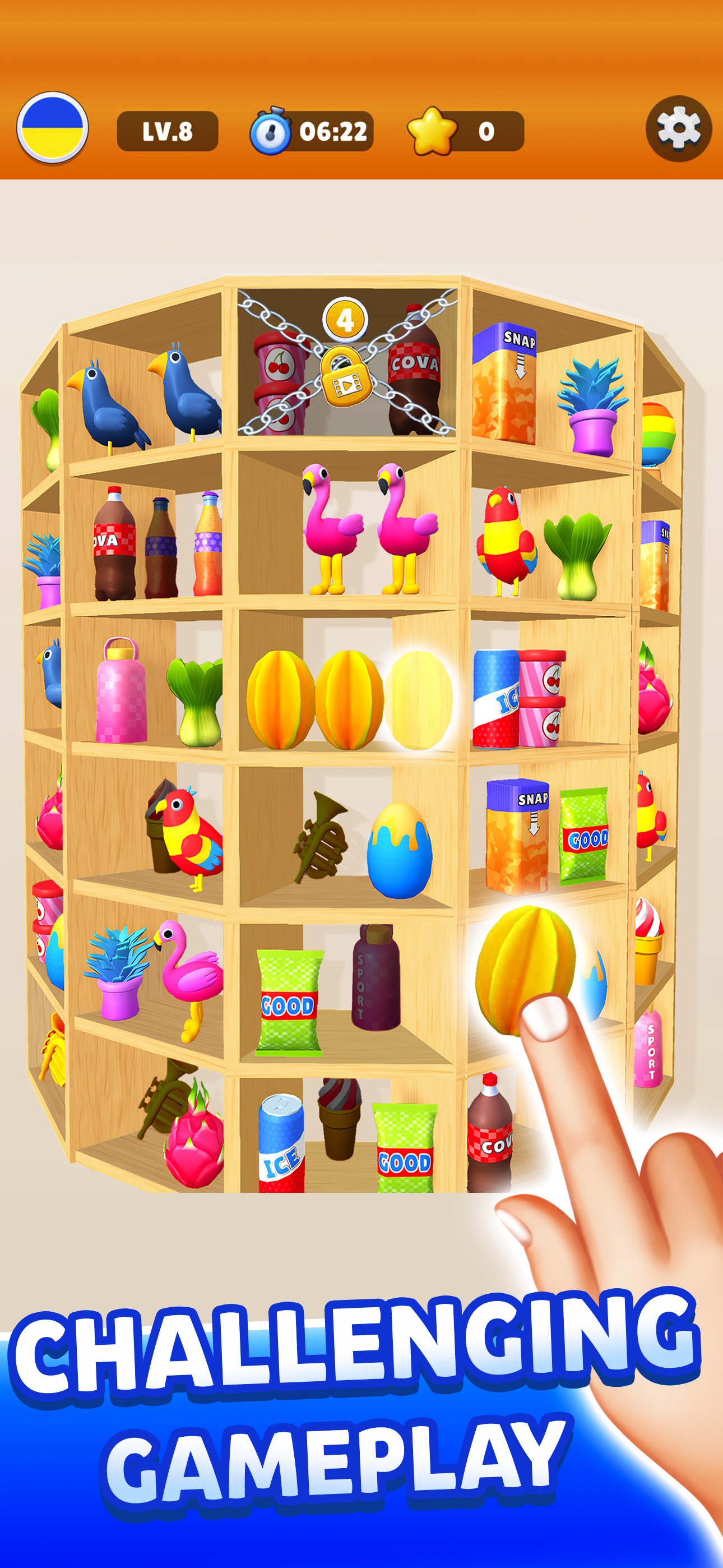اسکرین شات 1 بازی Good Sorting Game: Quick Match