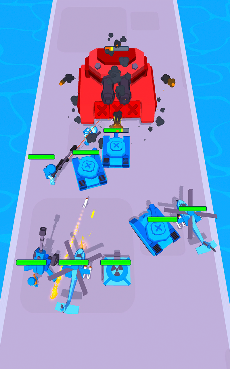 اسکرین شات 3 بازی Tanks: Battle Merge Master