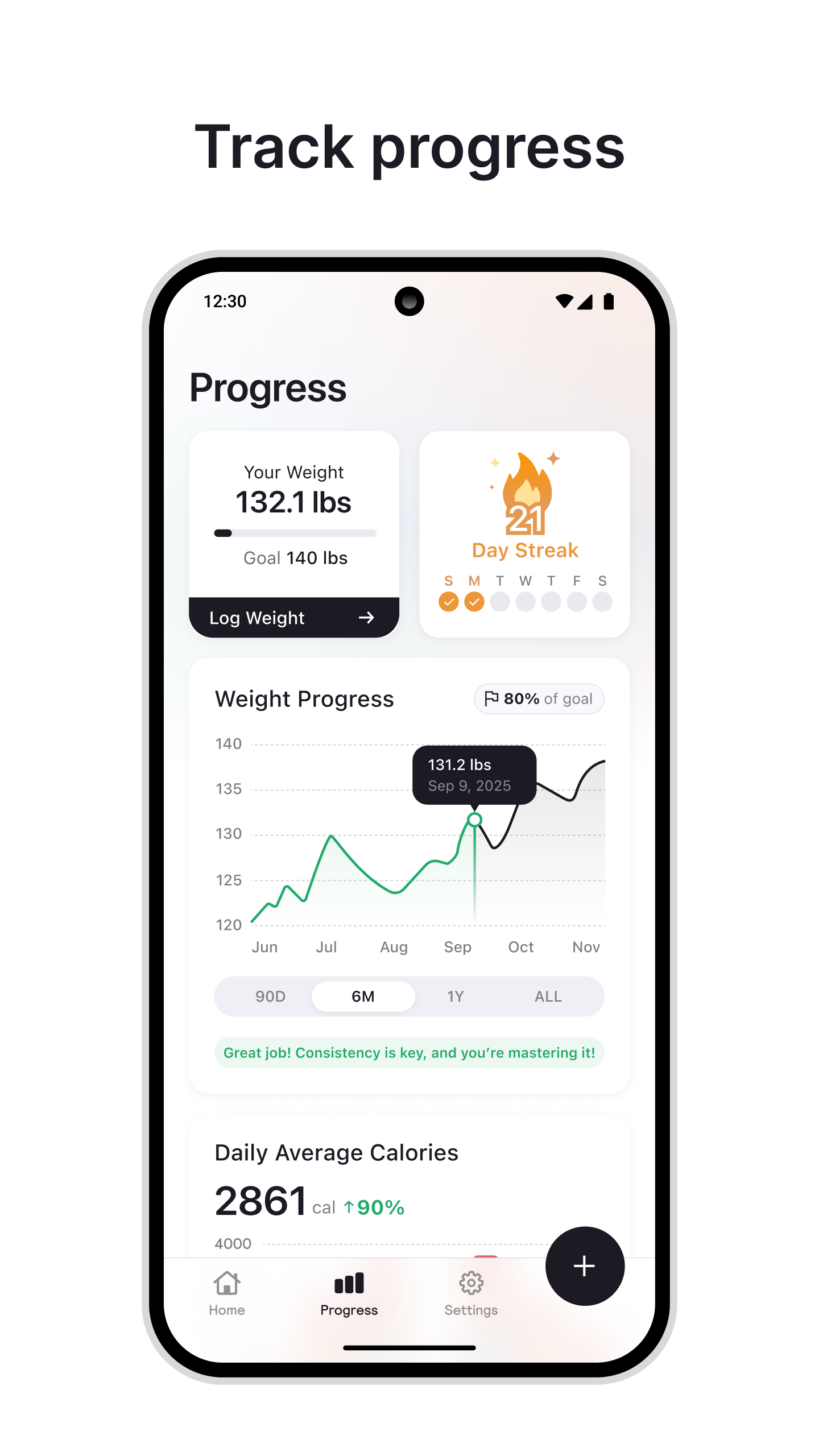 اسکرین شات 4 برنامه Cal AI - Food Calorie Tracker