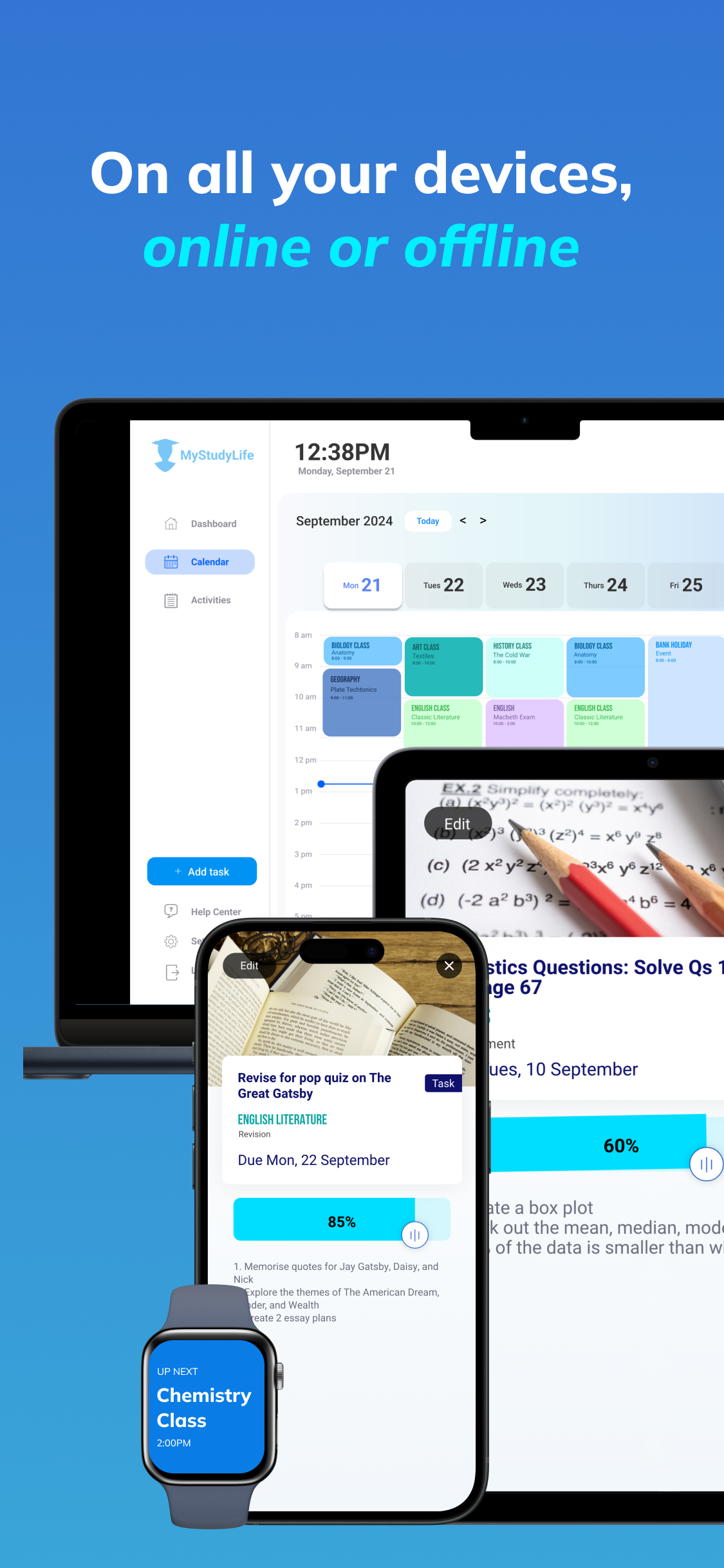 اسکرین شات 8 برنامه MyStudyLife: Study Planner