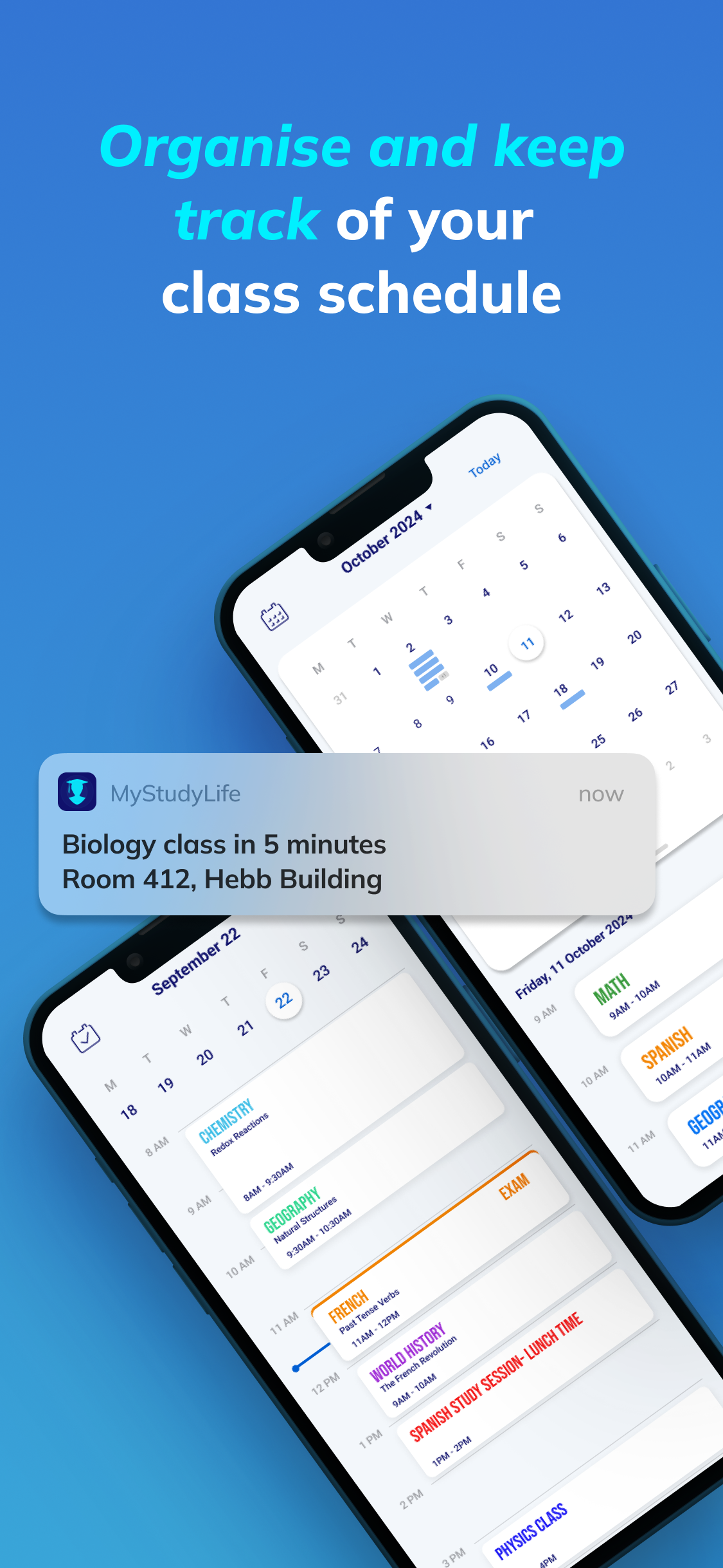 اسکرین شات 3 برنامه MyStudyLife: Study Planner
