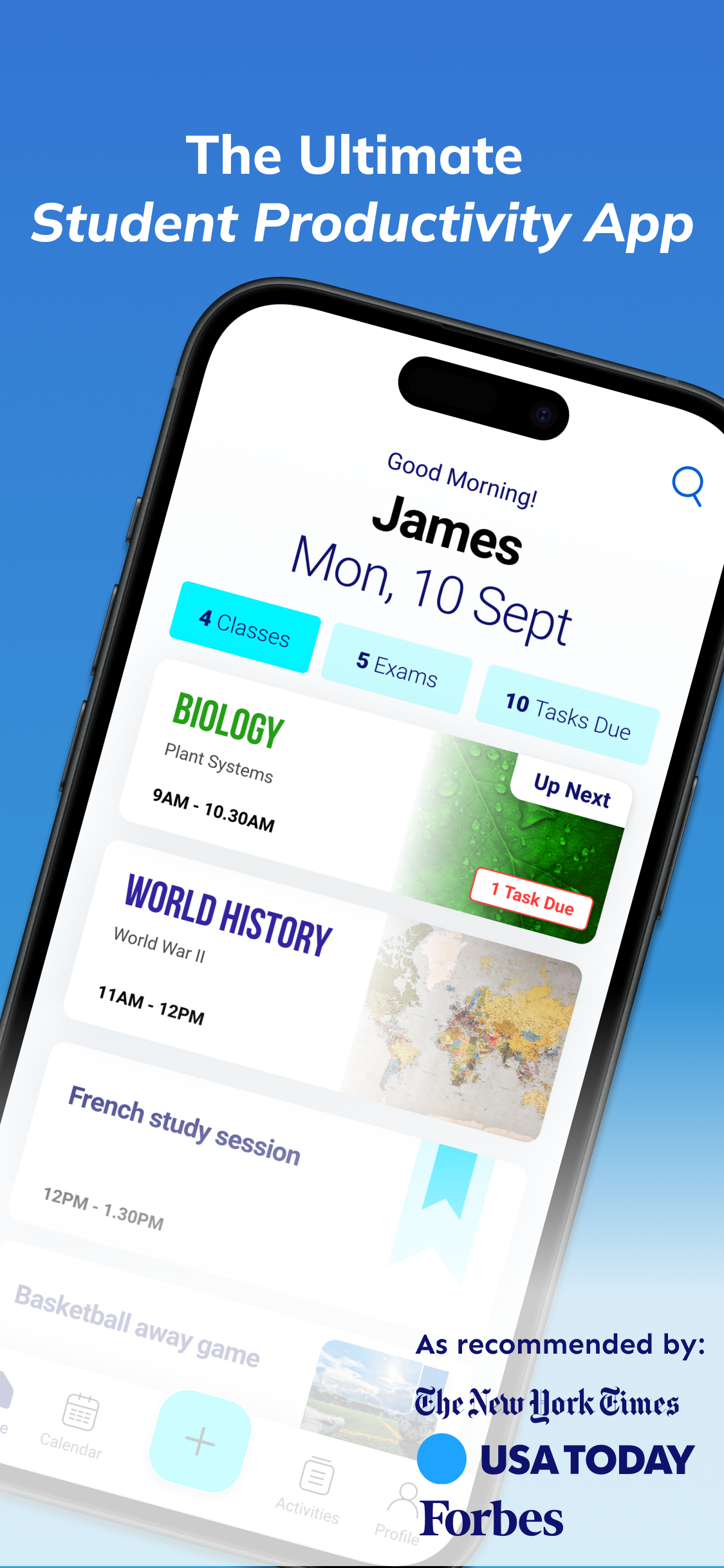 اسکرین شات 1 برنامه My Study Life - School Planner
