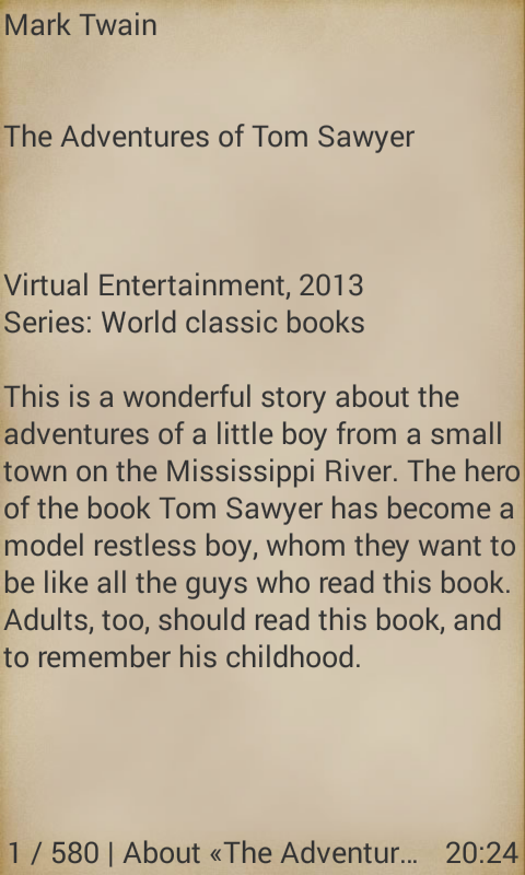 اسکرین شات 3 برنامه The Adventures of Tom Sawyer