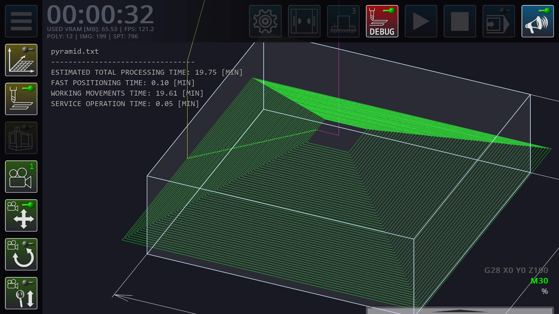 اسکرین شات 5 برنامه CNC Milling Simulator