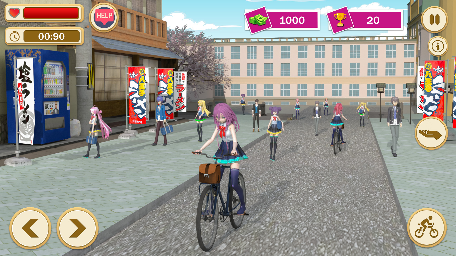اسکرین شات 1 بازی High School Girl Life Sim 3D