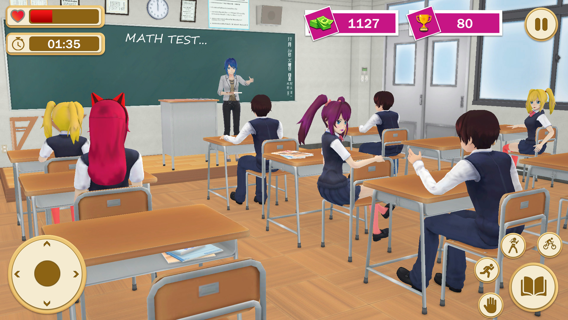 اسکرین شات 3 بازی High School Girl Life Sim 3D