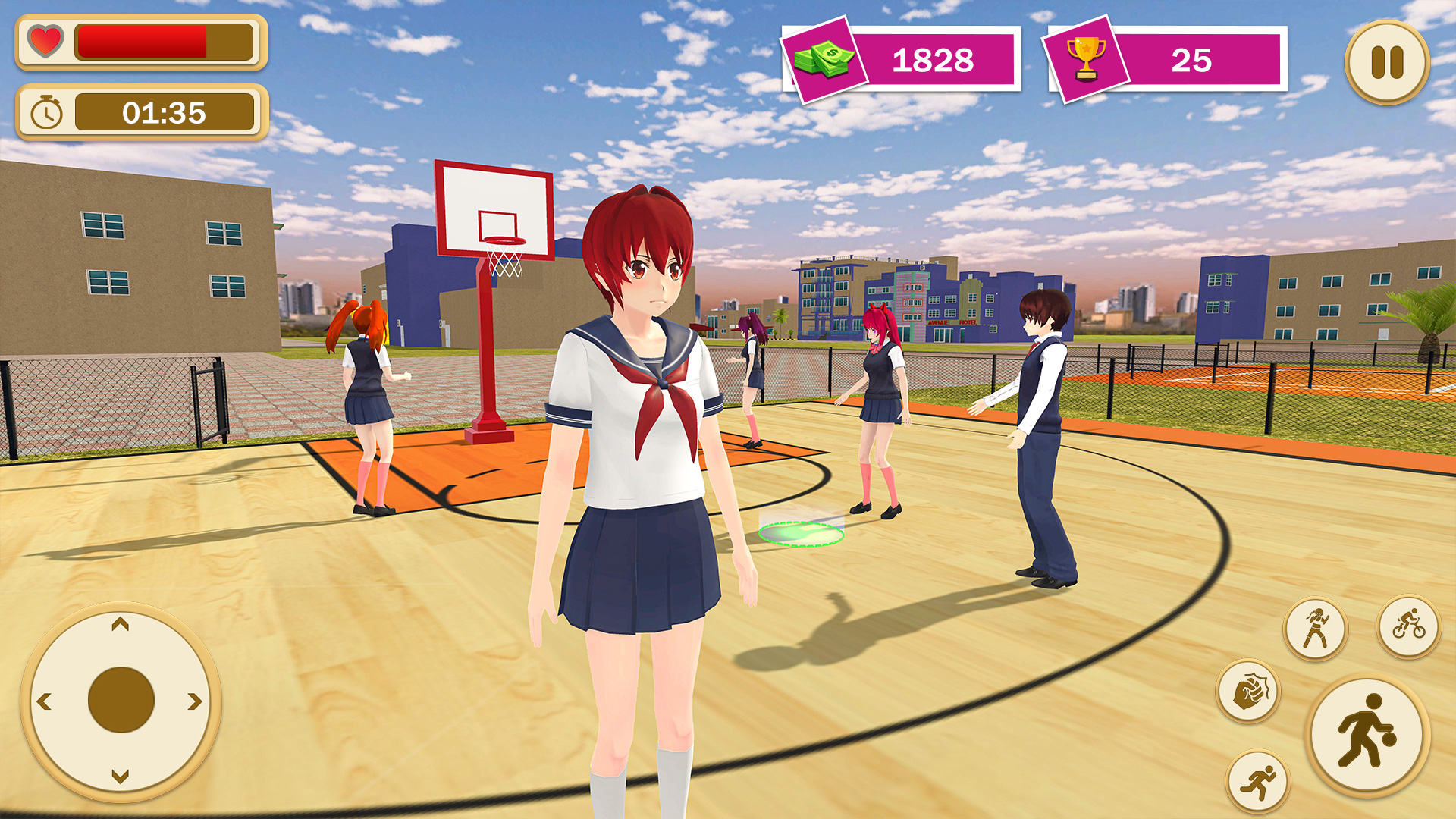 اسکرین شات 7 بازی High School Girl Life Sim 3D