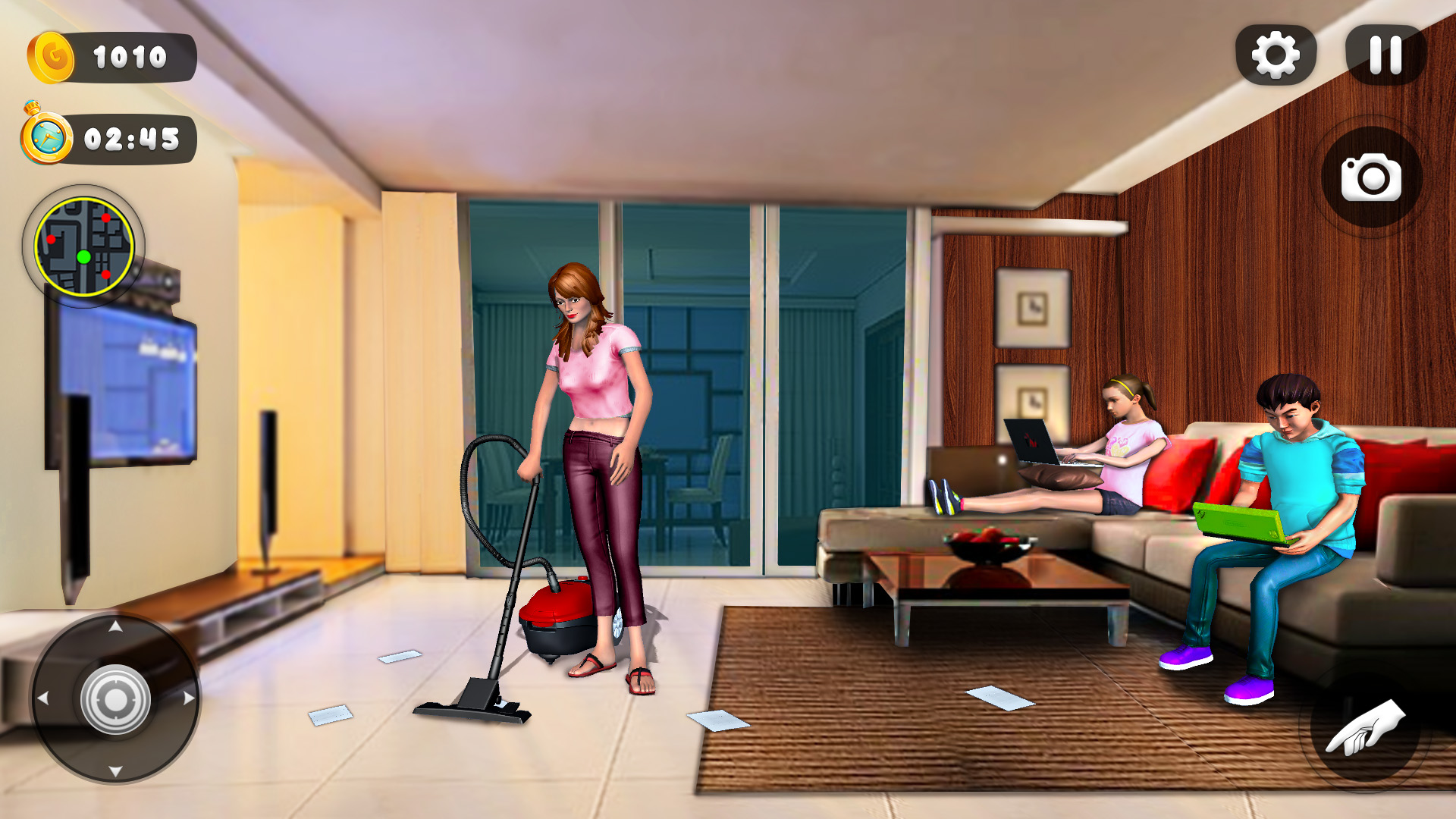 اسکرین شات 2 بازی Virtual Mother Sim:Family Life