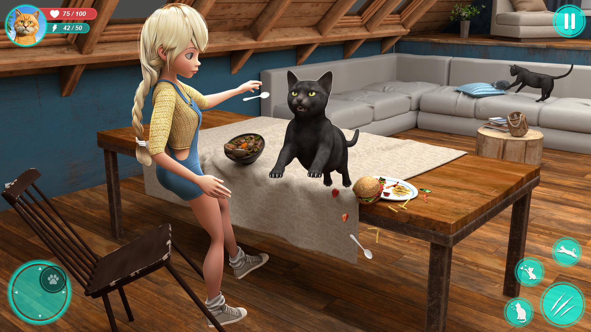 اسکرین شات 2 بازی Cat Simulator Game: Tomy Game