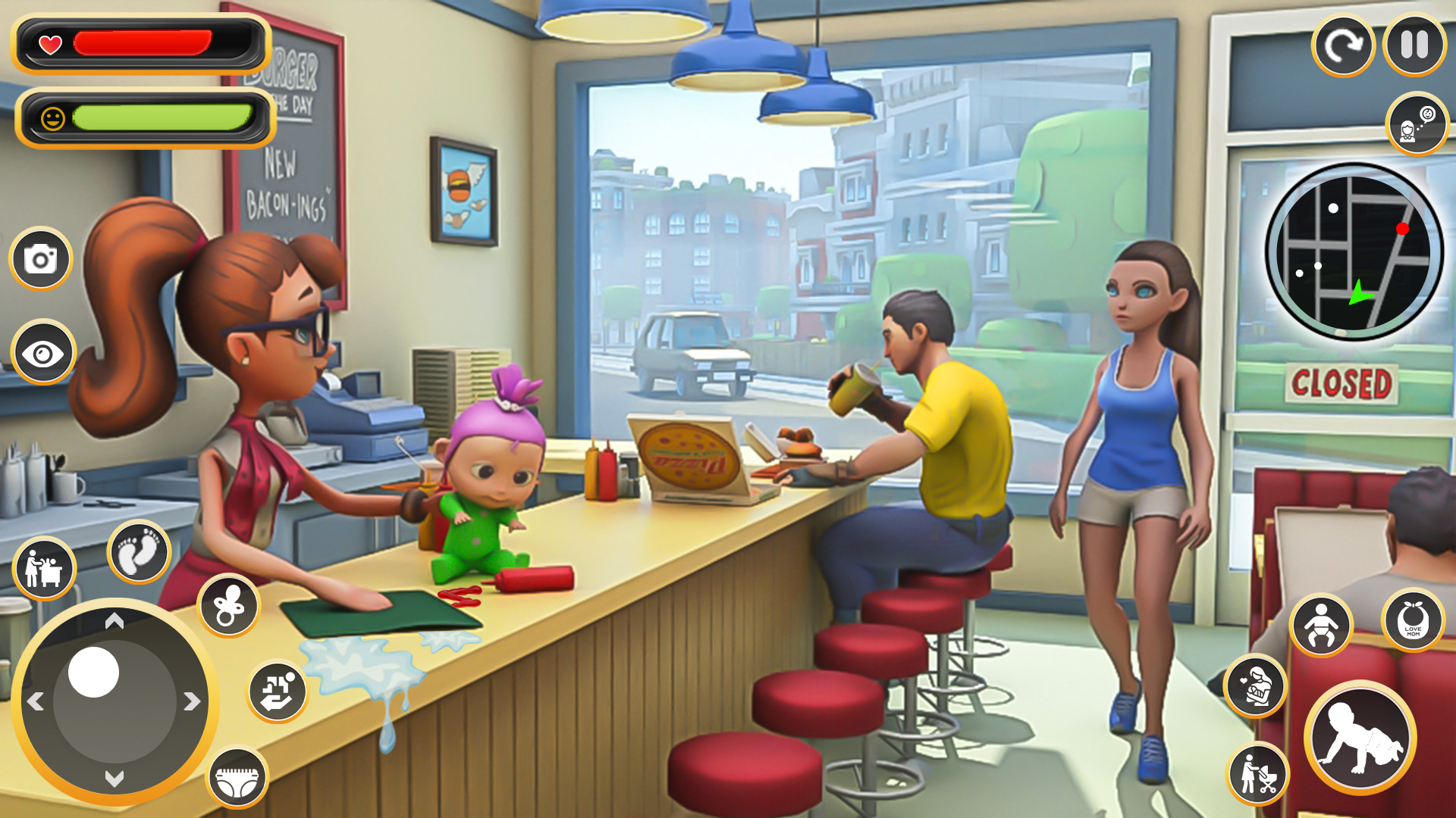 اسکرین شات 2 بازی The Mother Simulator Mom Games