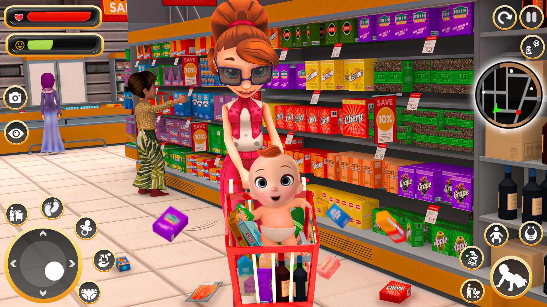اسکرین شات 1 بازی The Mother Simulator Mom Games