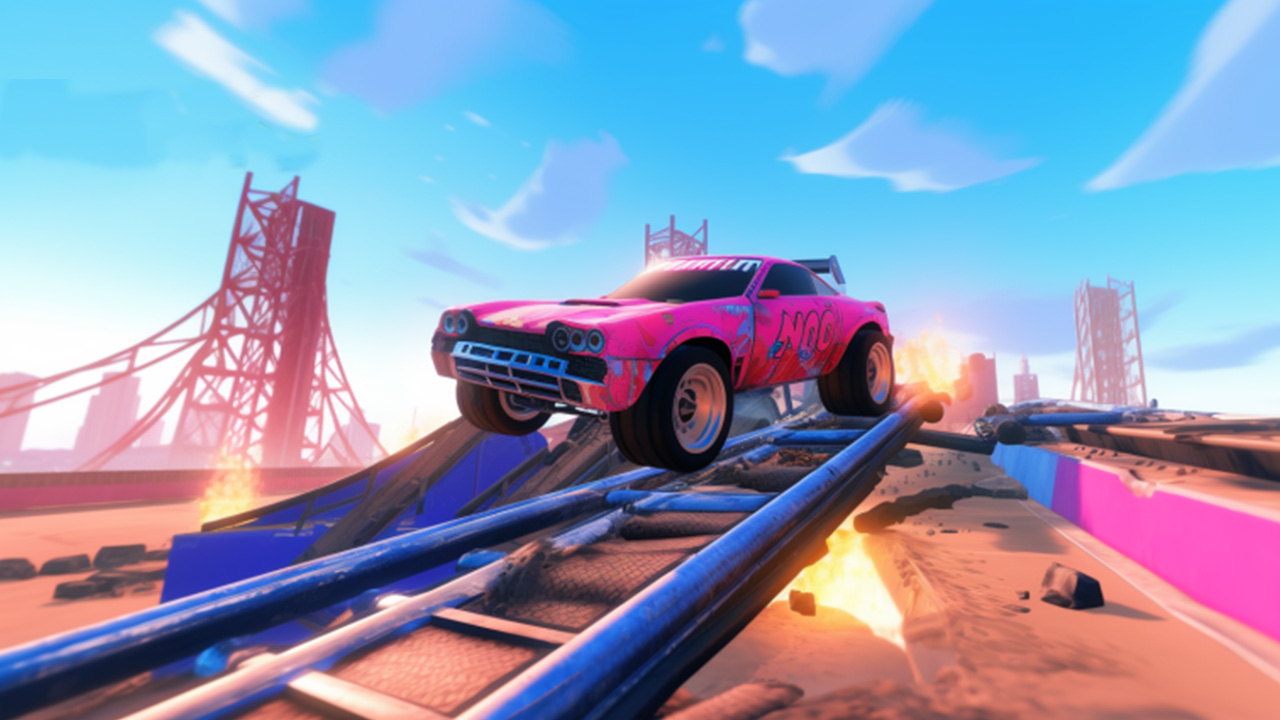 اسکرین شات 5 برنامه Derby Car Stunt Racing Games