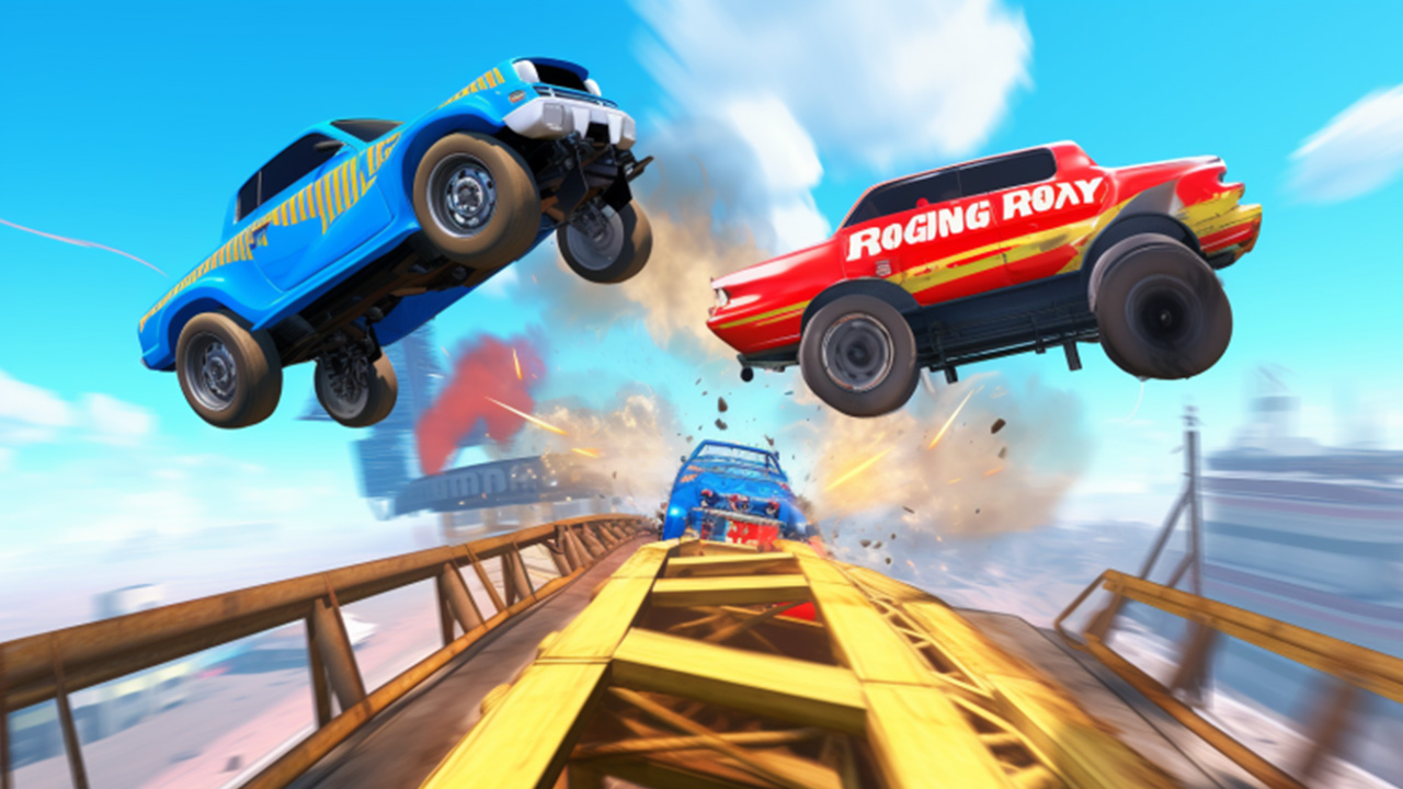 اسکرین شات 6 برنامه Derby Car Stunt Racing Games