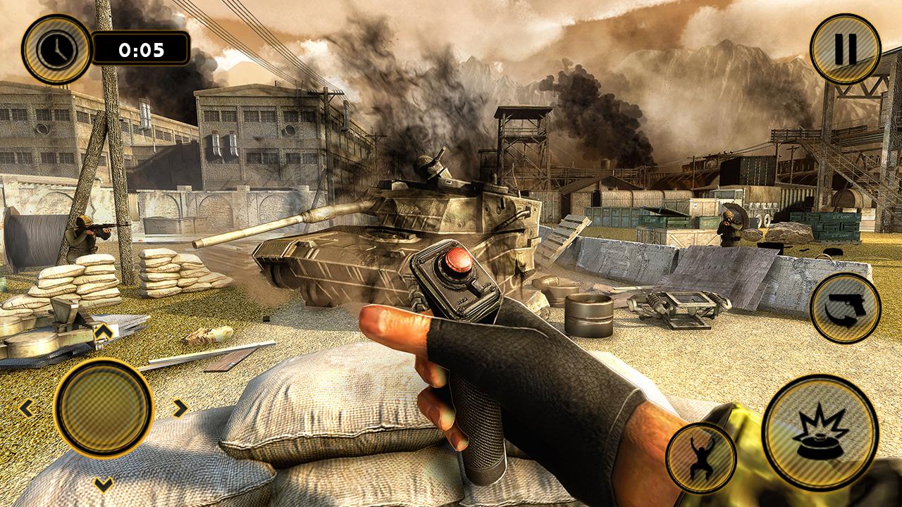 اسکرین شات 4 بازی World War Army Games Offline