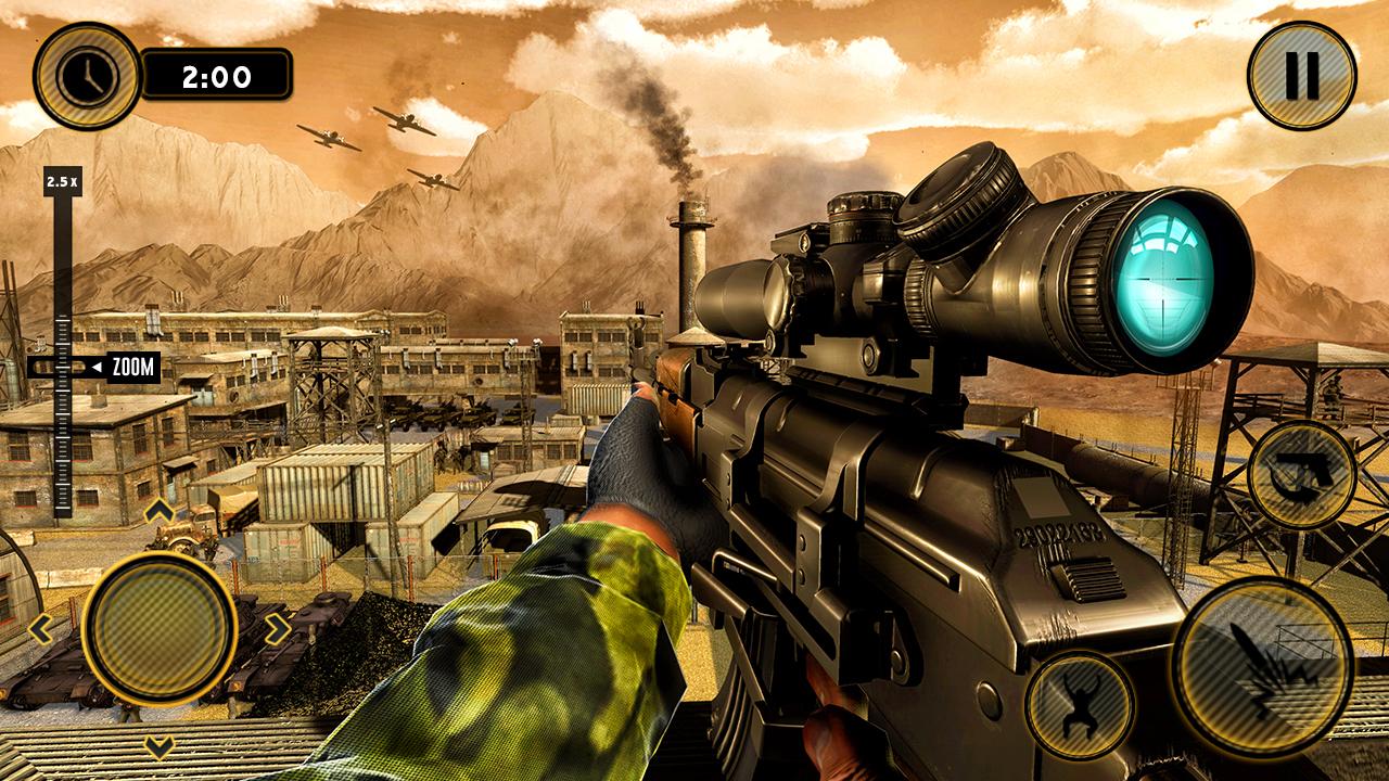 اسکرین شات 3 بازی World War Army Games Offline