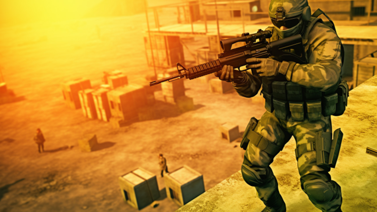 اسکرین شات 5 برنامه Sniper Shooter offline Game