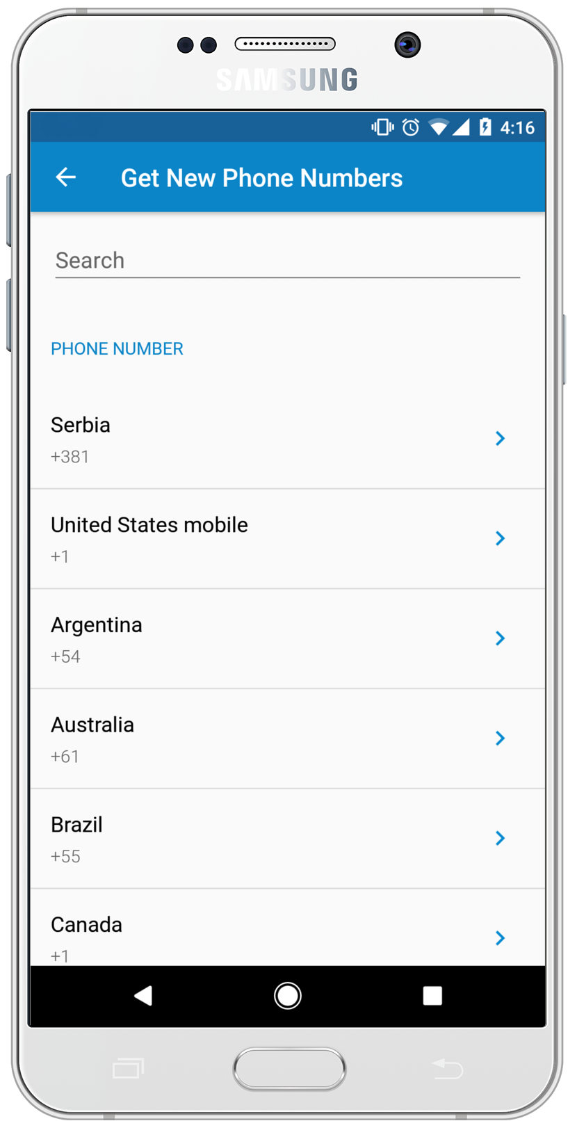 اسکرین شات 3 برنامه Virtual SIM