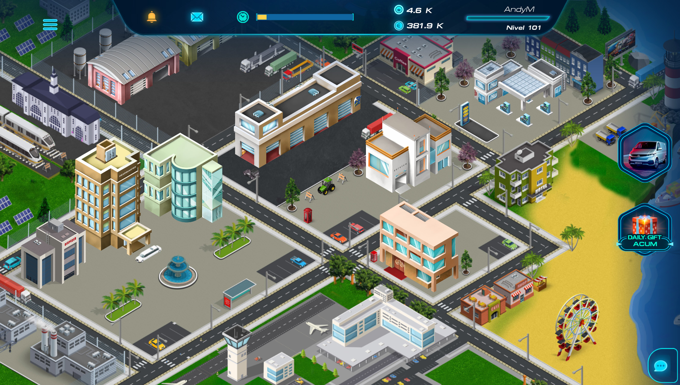 اسکرین شات 1 بازی Virtual Truck Manager 2 Tycoon