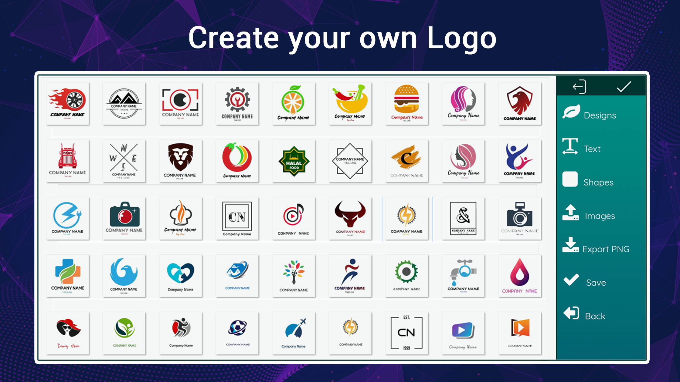 اسکرین شات 4 برنامه Business Card Maker, Visiting