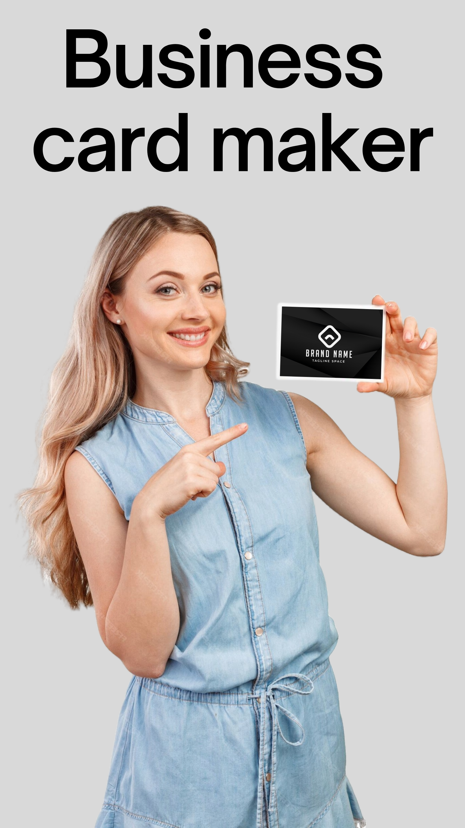 اسکرین شات 1 برنامه Business Card Maker : BizCard