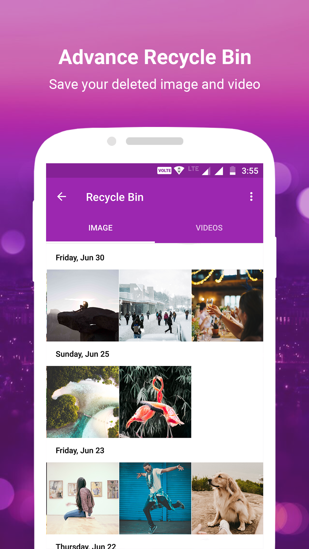 اسکرین شات 7 برنامه Gallery - Vault & Recycle Bin