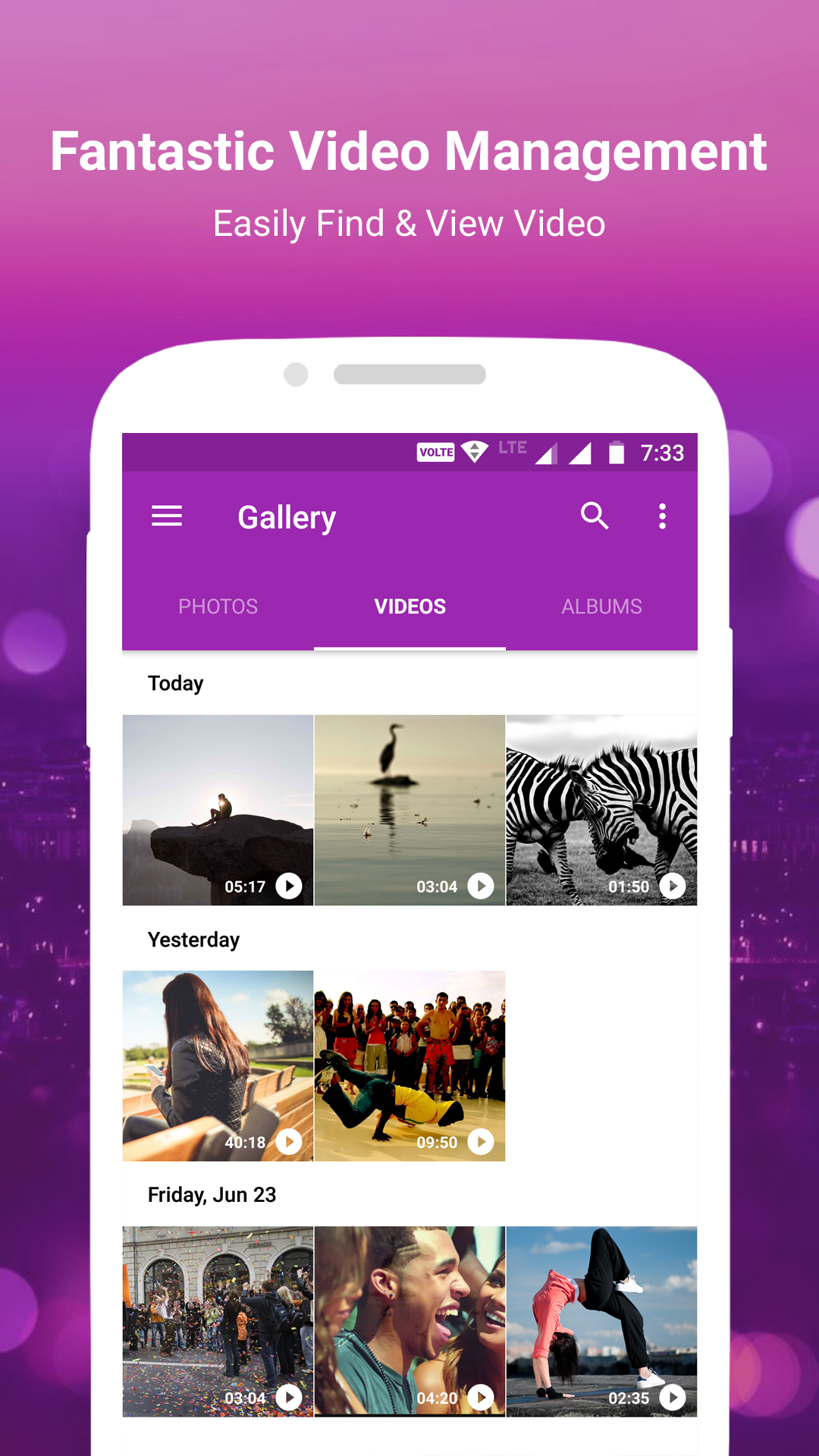 اسکرین شات 2 برنامه Gallery - Vault & Recycle Bin