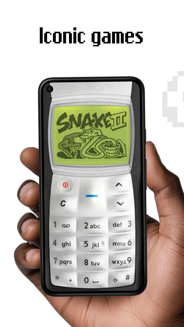 اسکرین شات 5 بازی Brick 1100: your retro phone