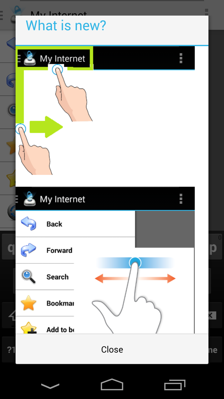 اسکرین شات 3 برنامه My Internet - Private and Fast