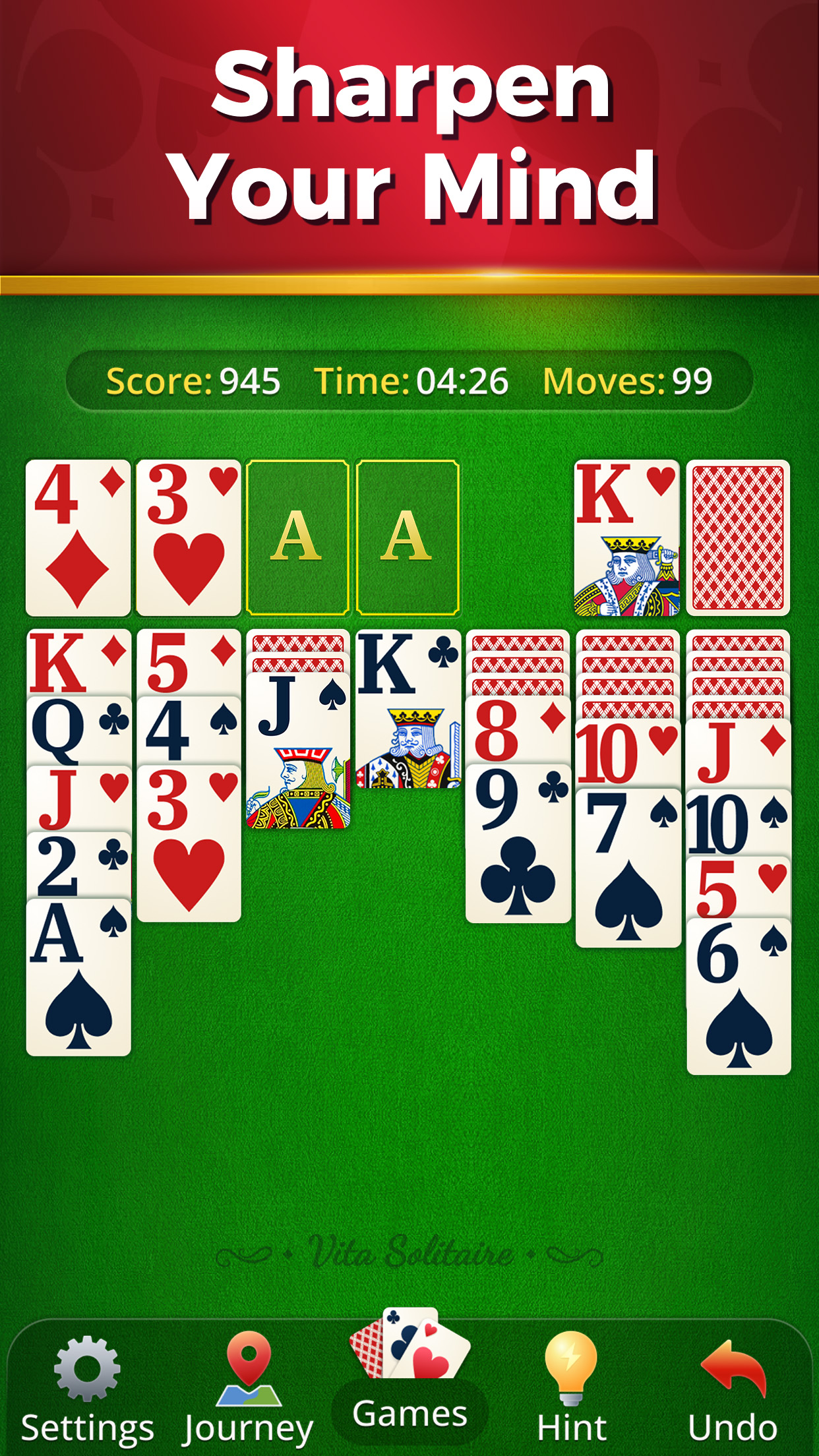 اسکرین شات 4 بازی Vita Solitaire for Seniors