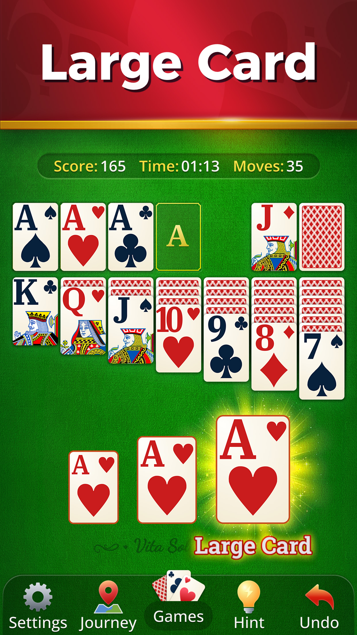 اسکرین شات 3 بازی Vita Solitaire for Seniors