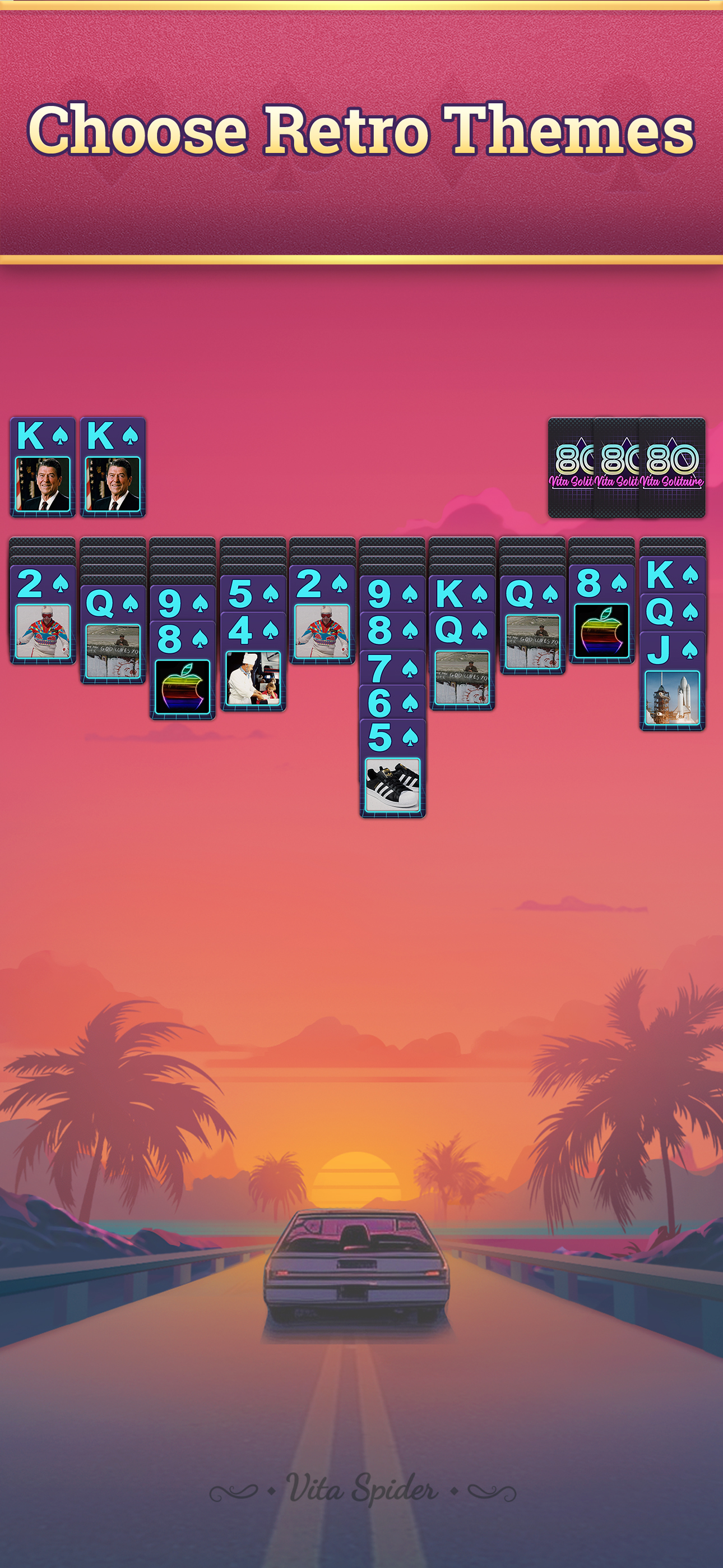 اسکرین شات 7 بازی Vita Spider Solitaire